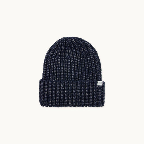 Leo Shiny Beanie Navy