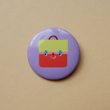 Laden Sie das Bild in den Galerie-Viewer, Tornister Button flieder