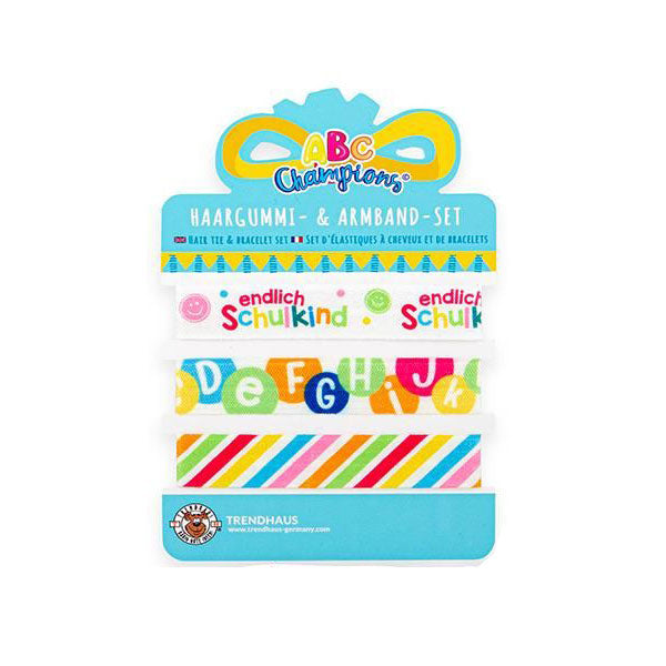 ABC Champions Haargummi- & Armband-Set