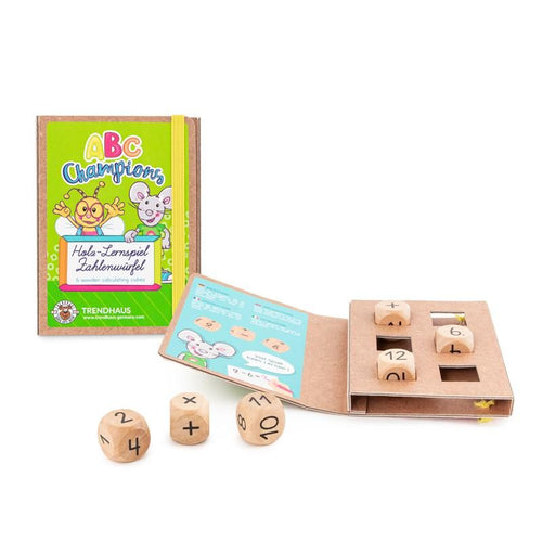 ABC Champions Holz-Lernspiel Zahlenwürfel