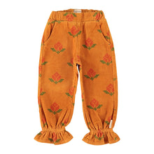 Laden Sie das Bild in den Galerie-Viewer, Cordhose Ruffles Big Flowers