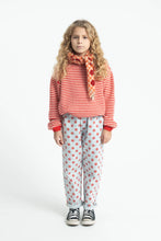 Laden Sie das Bild in den Galerie-Viewer, Jeans Light Blue Denim Red Dots