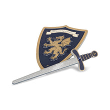 Laden Sie das Bild in den Galerie-Viewer, Schild &amp; Schwert blau