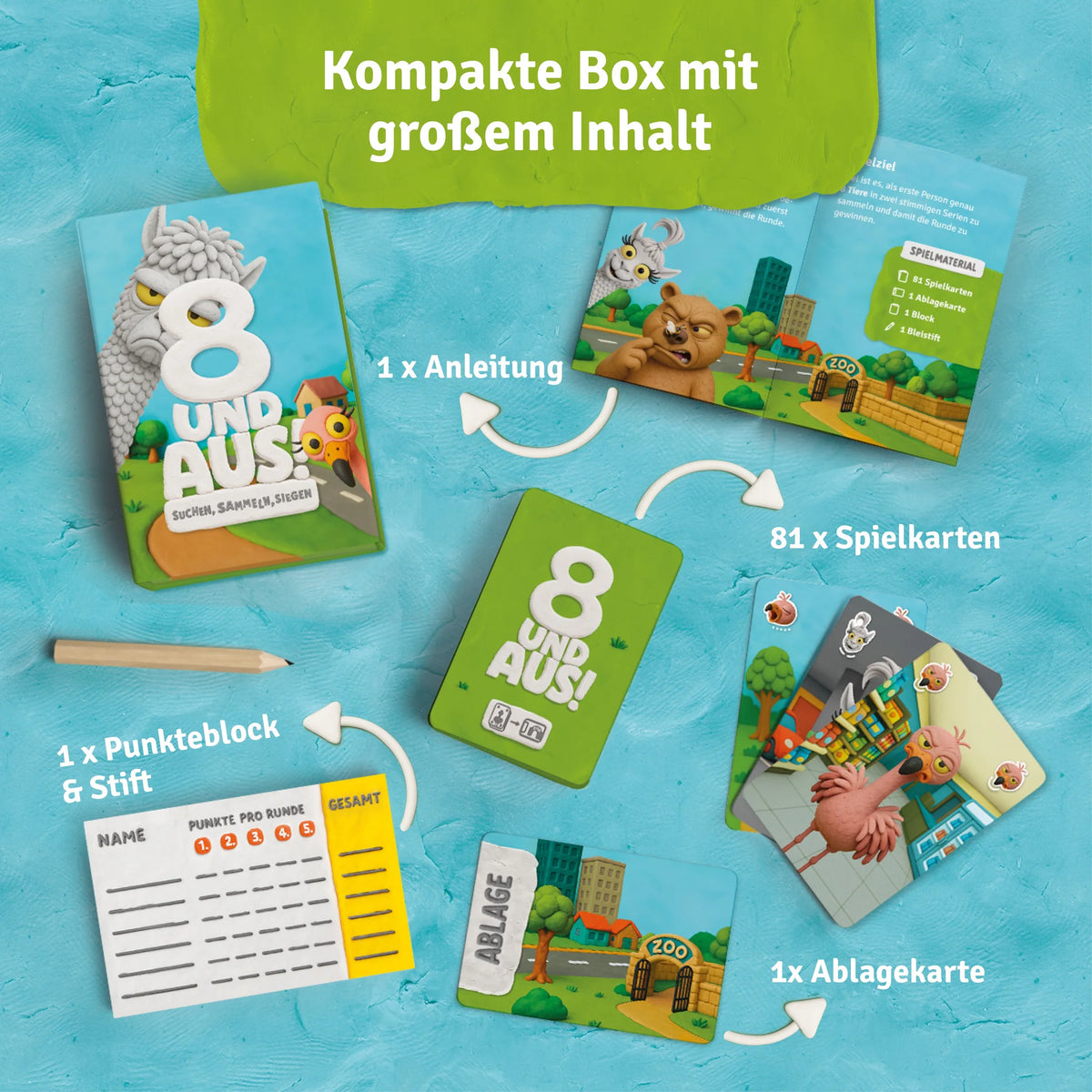 8 und aus!