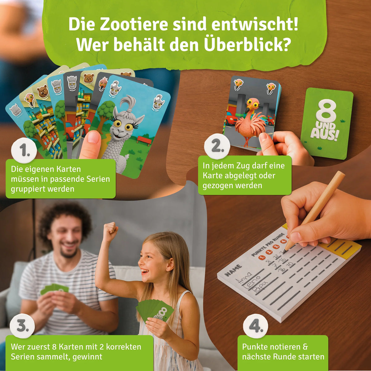 8 und aus!