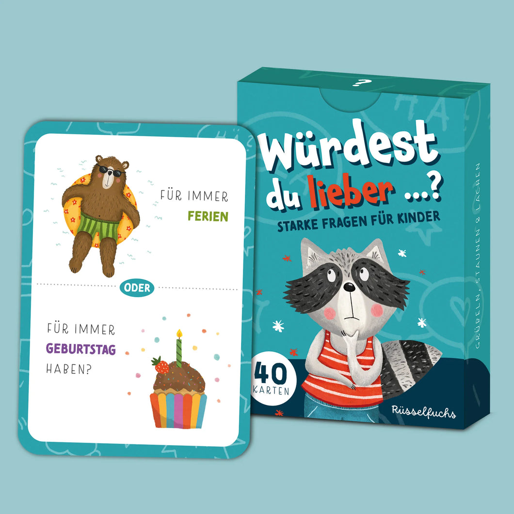 Würdest du lieber ...? Starke Fragen für Kinder