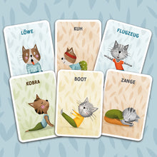 Laden Sie das Bild in den Galerie-Viewer, Kinderyoga Karten &quot;Katzenyoga&quot;