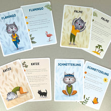 Laden Sie das Bild in den Galerie-Viewer, Kinderyoga Karten &quot;Katzenyoga&quot;