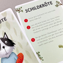 Laden Sie das Bild in den Galerie-Viewer, Kinderyoga Karten &quot;Katzenyoga&quot;