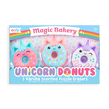 Laden Sie das Bild in den Galerie-Viewer, Radiergummi-Set Unicorn Donuts