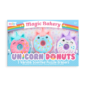 Radiergummi-Set Unicorn Donuts