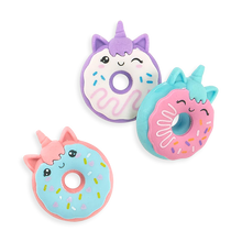 Laden Sie das Bild in den Galerie-Viewer, Radiergummi-Set Unicorn Donuts