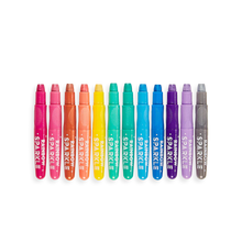 Laden Sie das Bild in den Galerie-Viewer, Rainbow Sparkle Watercolor Gel Stifte