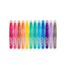 Laden Sie das Bild in den Galerie-Viewer, Rainbow Sparkle Watercolor Gel Stifte