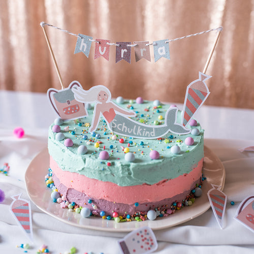 Cake Topper Schulkind 