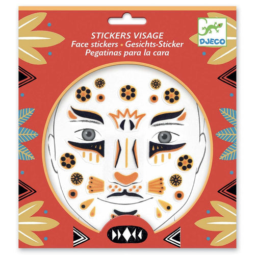 Gesichtssticker Leopard