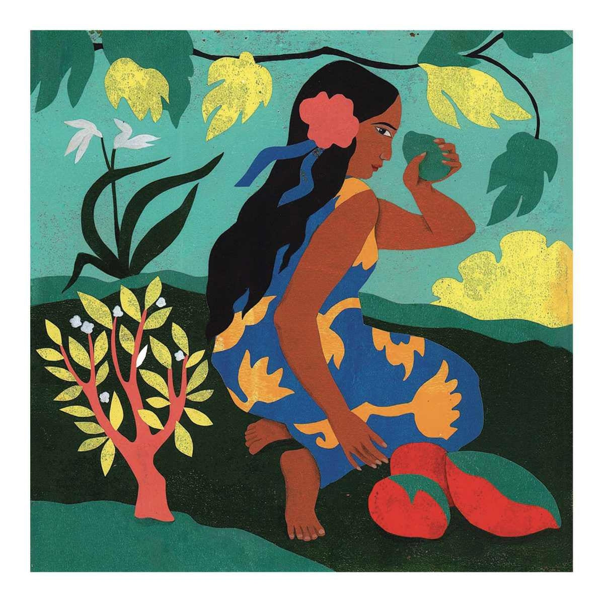 Aquarellbilder Inspired by: Paul Gaugin