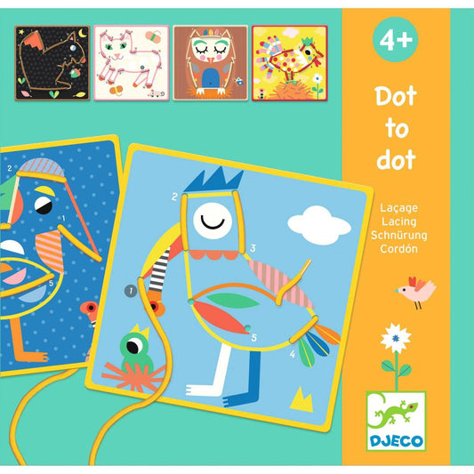 Lernspiel Dot-to-Dot Schnürung