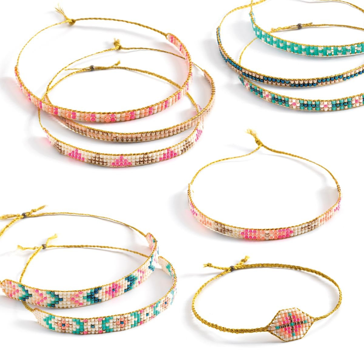 Schmuck basteln: Kleine Perlen Armbänder
