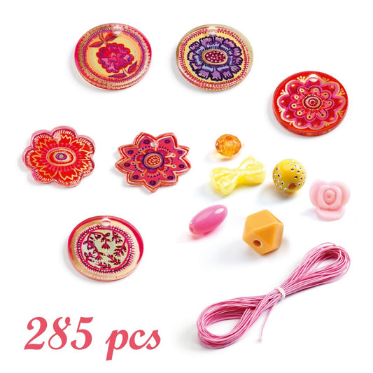 Schmuck basteln: Bastelperlen Blumen