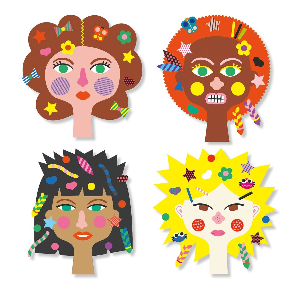 Sticker Frisuren