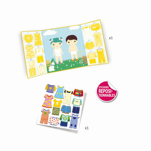 Stickerbuch Kleidung