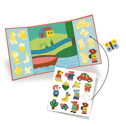 Stickerbuch Tiere