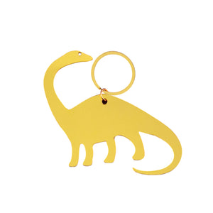 Schlüsselanhänger Shiny Dino gold