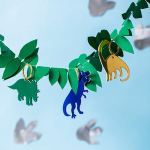Schlüsselanhänger Shiny Dino gold