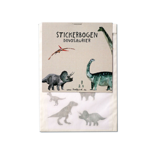 Stickerbogen Dinosaurier