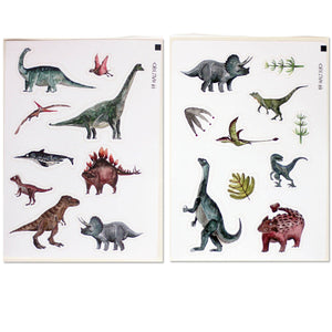 Stickerbogen Dinosaurier