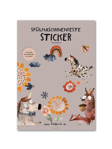 Spülmaschinenfeste Sticker 