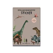 Laden Sie das Bild in den Galerie-Viewer, Spülmaschinenfeste Sticker &quot;Dinos&quot;