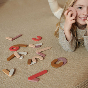 Jota Magnetische Zahlen Dusty Raspberry Multi Mix