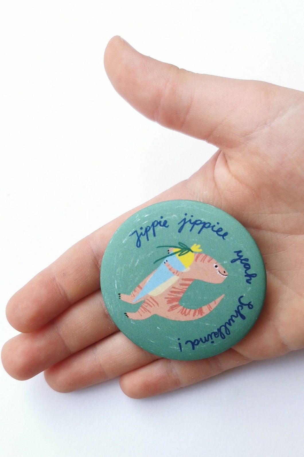Großer Button „Schulkind“