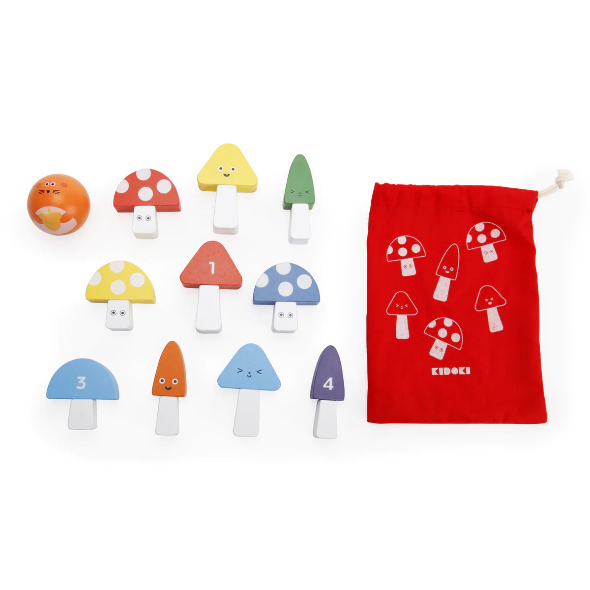 Kidoki Mushroom Bowling "It's a Strike!"
