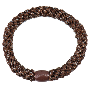 Haargummi Brown Glitter