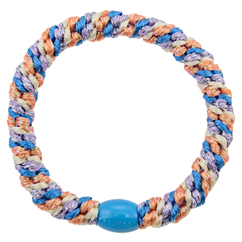 Haargummi Mix Lake Blue Lavender Glitter