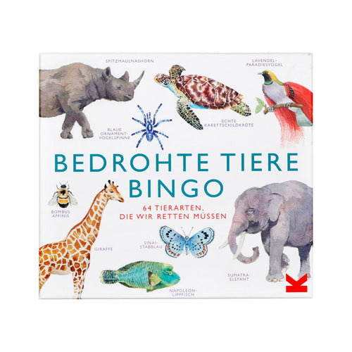 Bedrohte Tiere Bingo