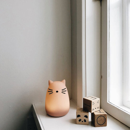 Winston Nachtlicht Cat rose