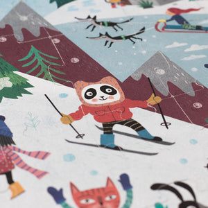 Let´s go to the mountain 36-teilige Puzzle