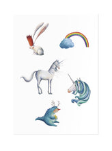 Laden Sie das Bild in den Galerie-Viewer, Tattoos Einhorn