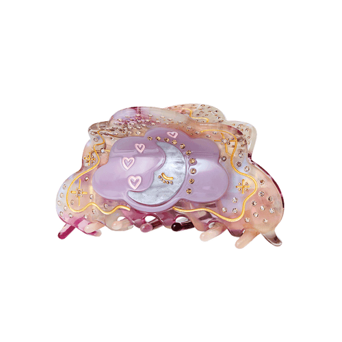 Haarclips Sleepy Moon Orchid