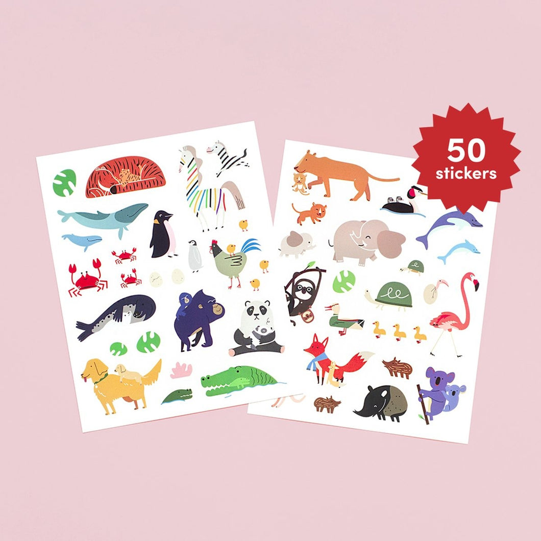 Fenstersticker Tierbabys