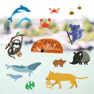 Fenstersticker Tierbabys