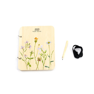 Blumen Journal mit Stift