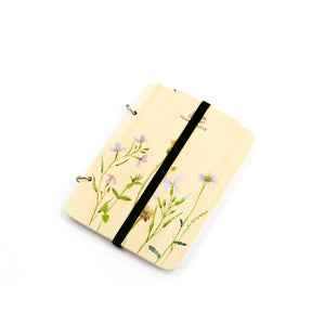 Blumen Journal mit Stift