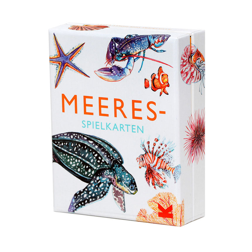Meeres Spielkarten