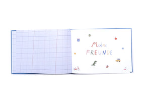 Freundschaftsbuch "Meine Freunde" SchwimmbadBLAU