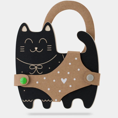 Kleine Kreidetafel Katze